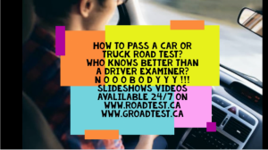 How to pass your G or A road test ?